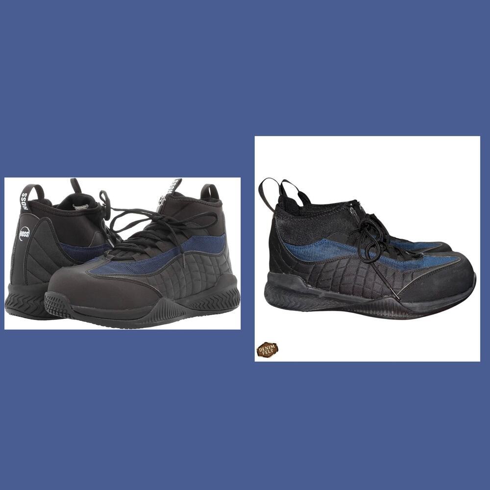 Hoss Men’s Full Court Navy Composite Toe Work Sneakers – Size 9 D (M) – NEW